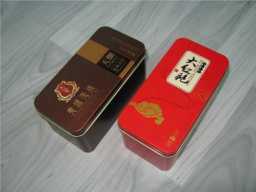 茶叶盒小铁听|满江红茶叶方盒包装金属制品|品牌包装生产产品图片由